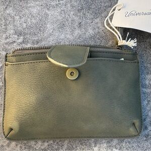 Universal Thread Wristlet Wallet Olive Green